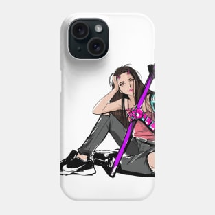 Oni Cyber Girl Phone Case