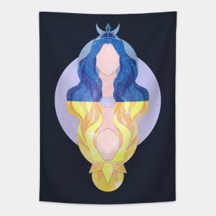 Gemini Zodiac Horoscope Astrological sign 2 Tapestry