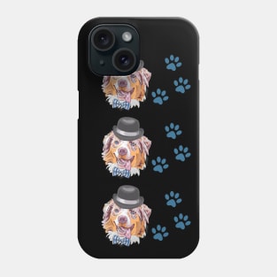 Australian shepherd dog cute pattern Phone Case