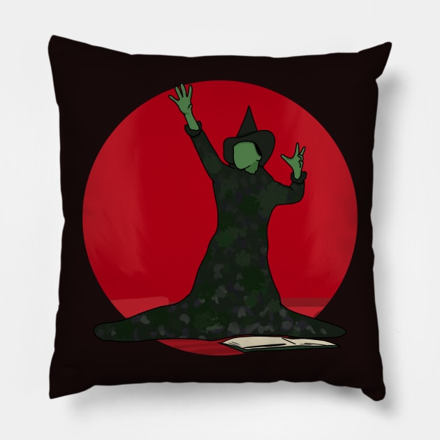 Elphaba Wicked - No Good Deed Pillow by byebyesally