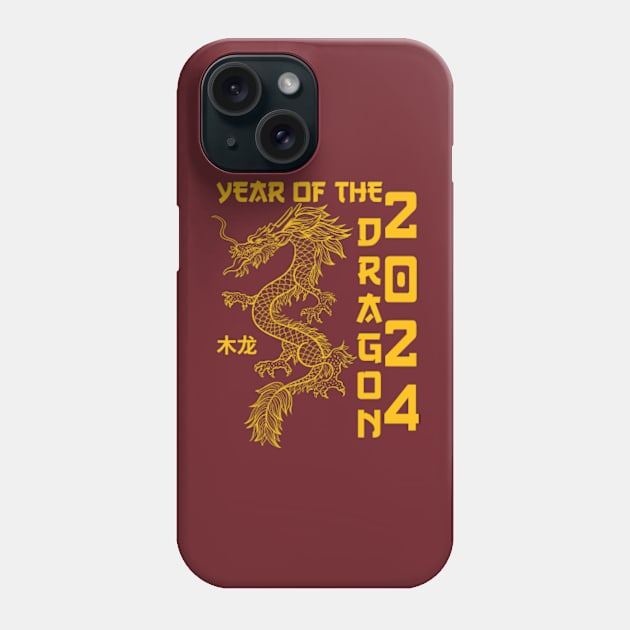 Lunar New Year 2024 The Year Of Dragon 2024 Men Women Kids Phone Case by AimArtStudio