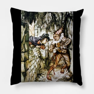 The Cask of Amontillado - Arthur Rackham for Edgar Allan Poe Pillow