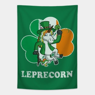 Leprecorn Irish Unicorn Tapestry