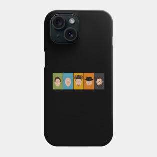 the evolution of Walter White Phone Case