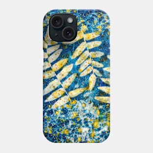 Botanical cyanotype 1 Phone Case