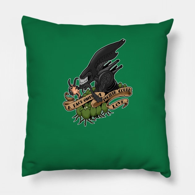 AlienMother Love Pillow by yayzus