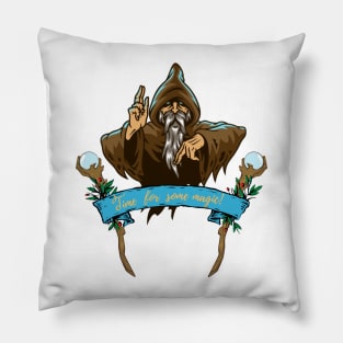 Wizard DnD/Fantasy - Time for some magic! Pillow