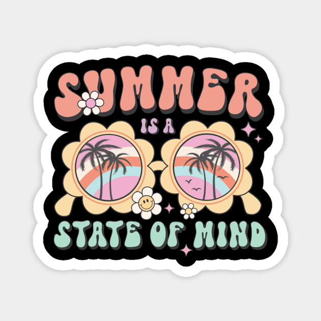 Summer is a state of mind Magnet by MikeNotis