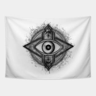 Divine Sight Black Tapestry