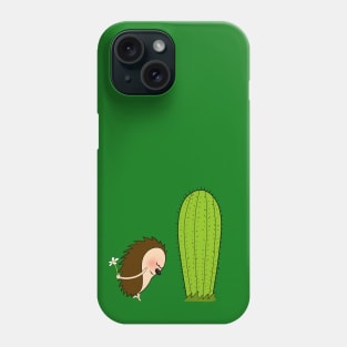 Lovestruck hedgehog Phone Case