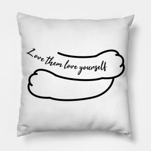 Love Them Love Yourself, Kitty Cat Warm Hug Pillow