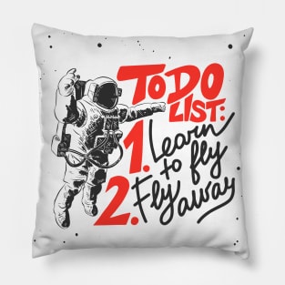 Fly Away Astronaut Pillow