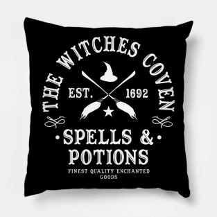 Wiccan Occult Witchcraft Witches Coven Spells & Potions Pillow