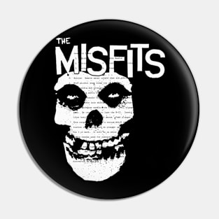 Retro Halloween Misfits Pin