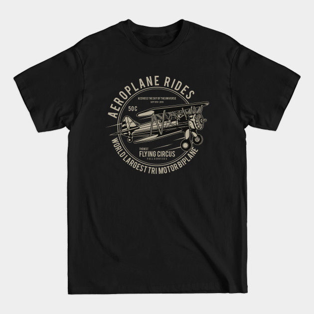 Discover Aeroplane Rides - Aeroplane - T-Shirt