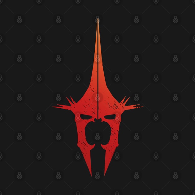 The Witch King Red Orange Print by AJ