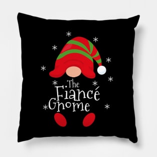 Fiance Gnome Engaged Couples Christmas Pillow