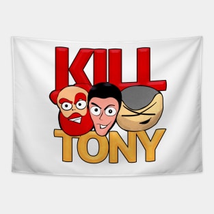 Kill Tony Characters South Park Style (White) Tapestry