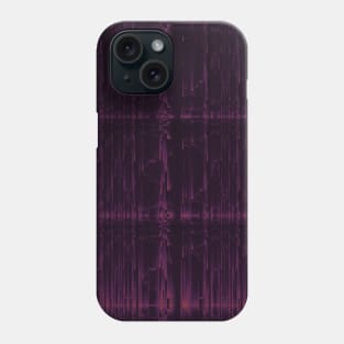 Magenta Laser Plaid Black Goth Phone Case