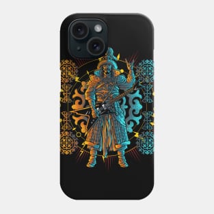 Mongol Warrior Guitarist Phone Case