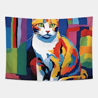 fauvism cat art les fauves pt10 Tapestry