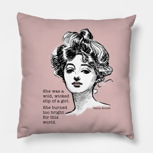 Emily Bronte - Wuthering Heights Pillow