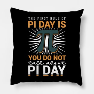 Funny Pi fight club parody Pillow