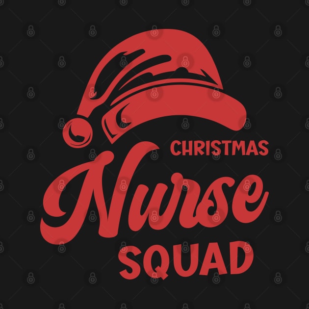 Christmas Nurse Squad Red Santa Hat by JaussZ