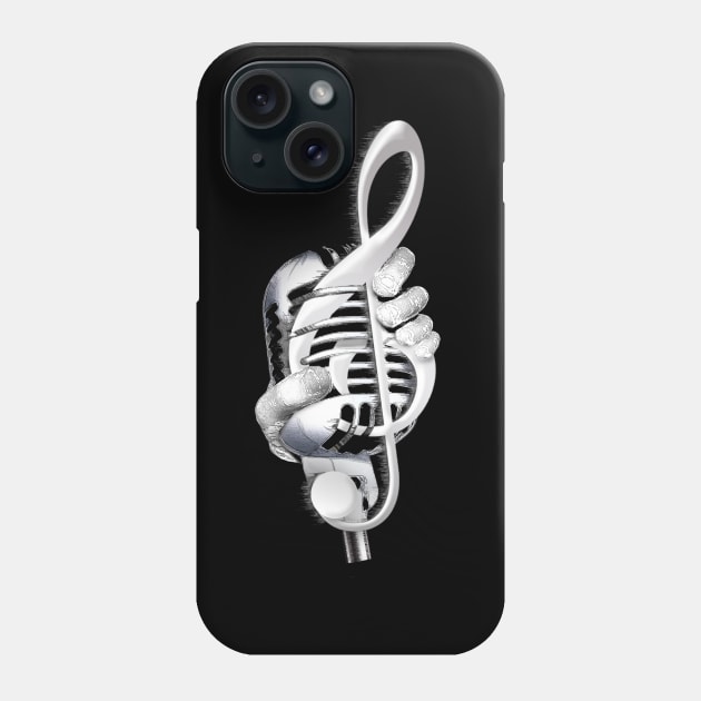 Microphone Phone Case by Graph'Contact