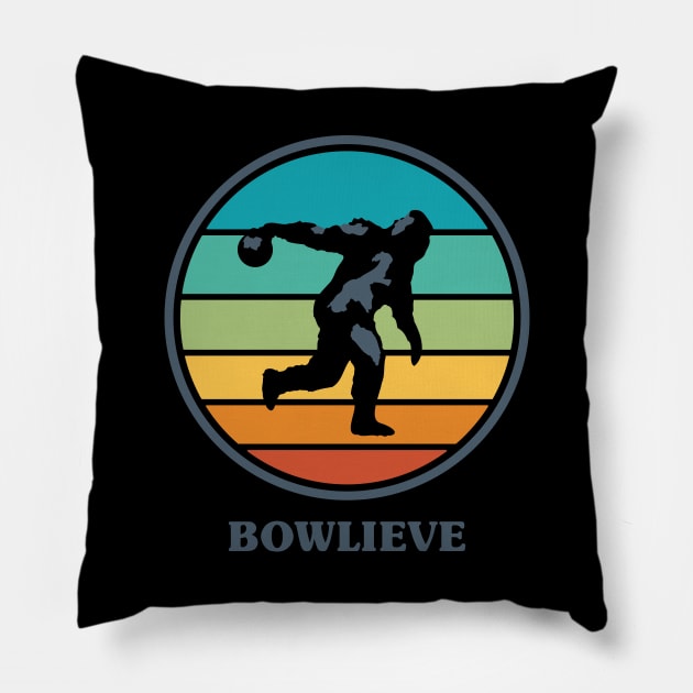 Bowlieve in Color Pillow by Double Overhead