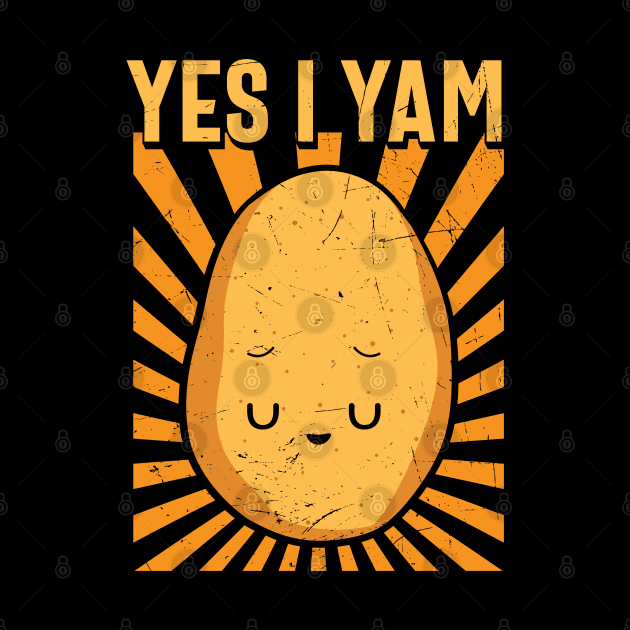 Yes I Yam Funny Potato Last Minute Matching Halloween Lazy Costume Gift by BadDesignCo