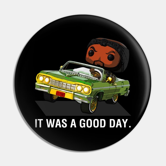 It Was A Good Day Pin by BigOrangeShirtShop