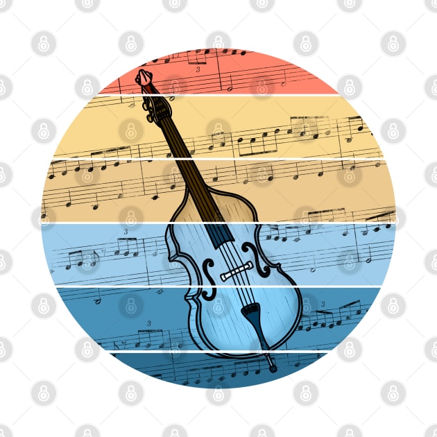 Double Bass Music Notation Bassist String Musician by doodlerob