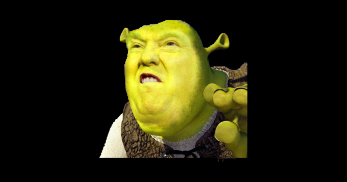 Shrek trump - Shrek Is Love - Sticker | TeePublic