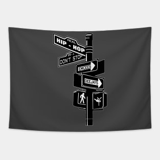 STREET signs Tapestry