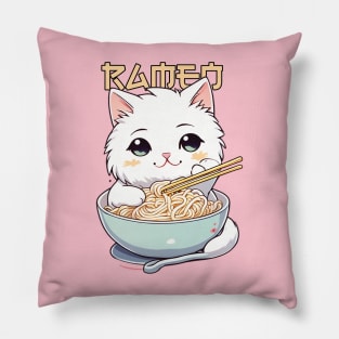 Ramen Cat Pillow