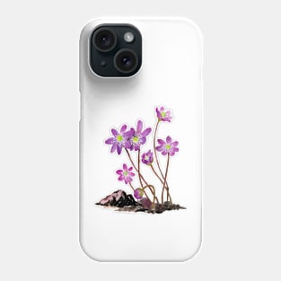 January 5th birthday flower Phone Case