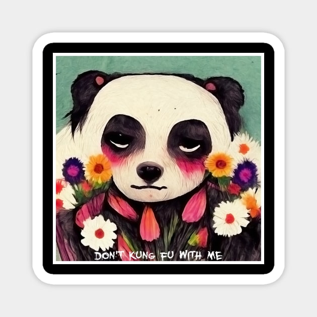 panda bear Magnet by ElArrogante