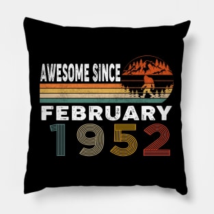 Awesome Since February 1952 Pillow