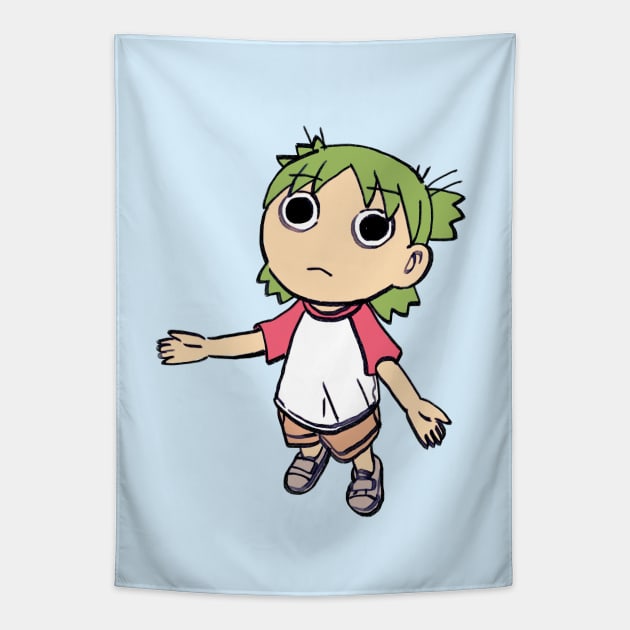 funny yotsuba reaction meme Tapestry by mudwizard