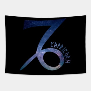 Capricorn Galaxy Tapestry