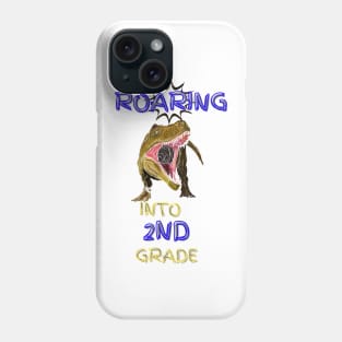 Roaring Into The 2nd Grade Phone Case