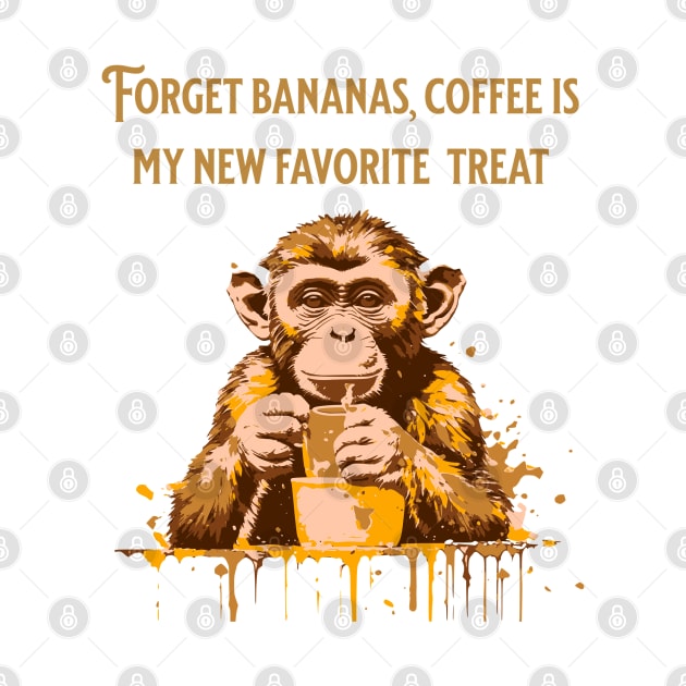 Coffee Monkey by Mugs and threads by Paul