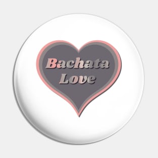 Bachata Love Heart Pin