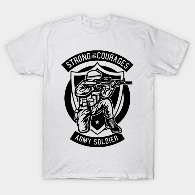 Army Soldier - Teeshirt - T-Shirt | TeePublic