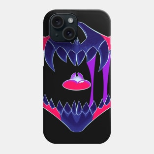 Demon Skull Mask 8 BIG RED GLOW Phone Case