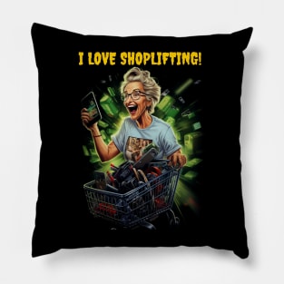 I love shoplifting Pillow