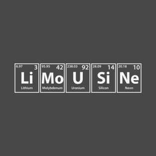 Limousine (Li-Mo-U-Si-Ne) Periodic Elements Spelling T-Shirt