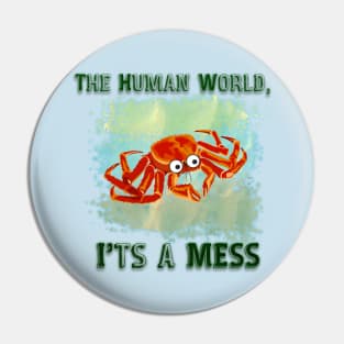 The Human World, It's A Mess Pin