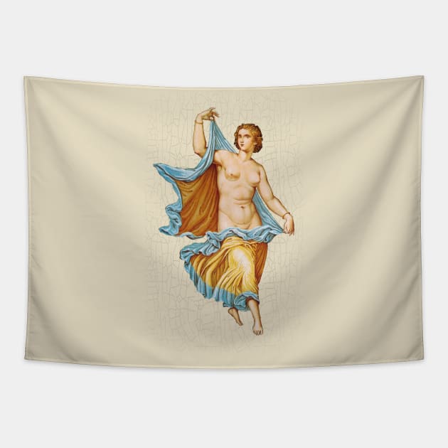 Roman dancer Tapestry by Mosaicblues